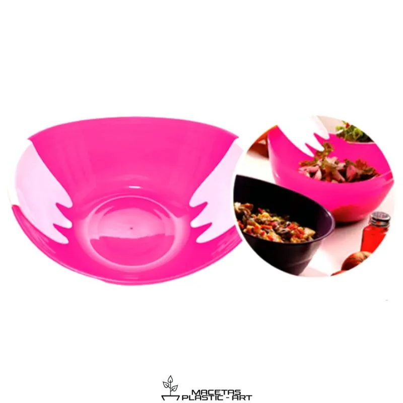 bowl ensaladas plastico ensaladeras