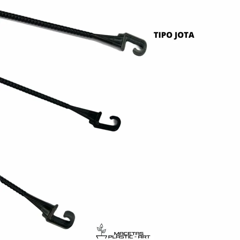 gancho colgante de plastico para macetas