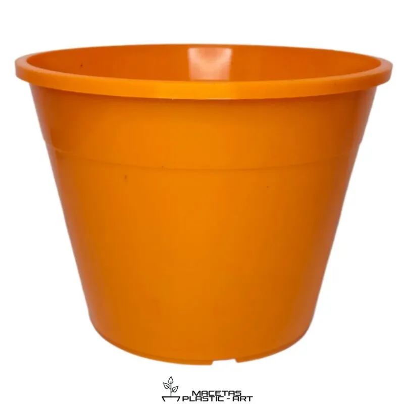 Maceta de plastico redonda