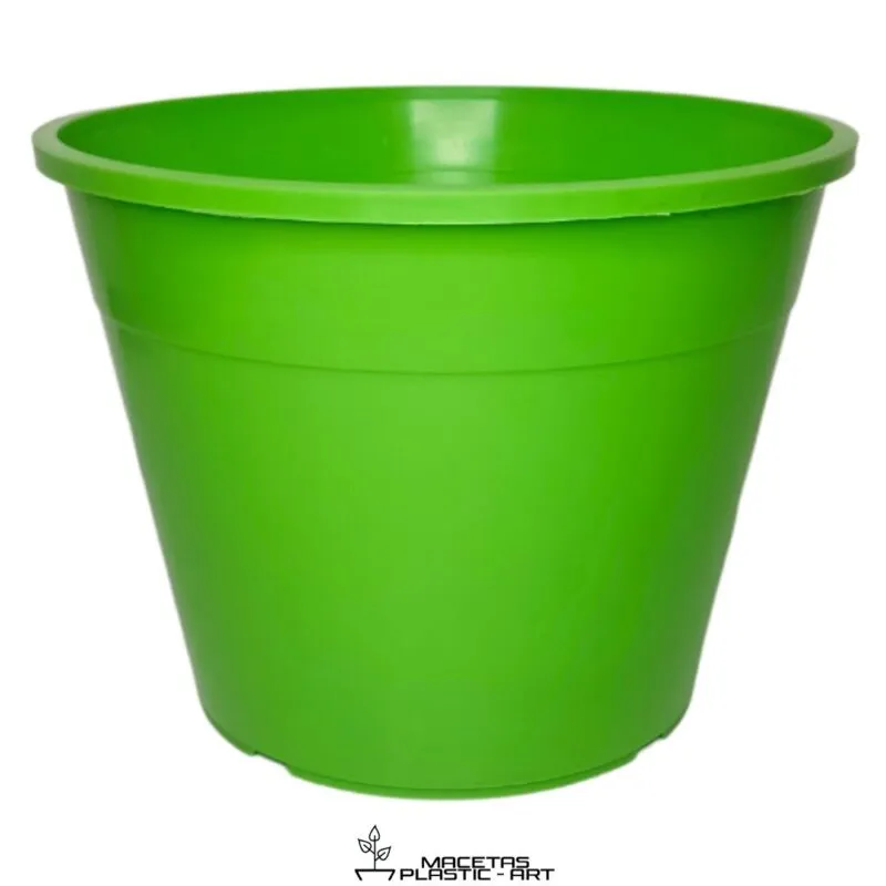 Maceta de plastico redonda