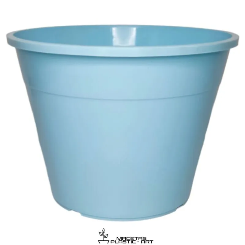 Maceta de plastico redonda