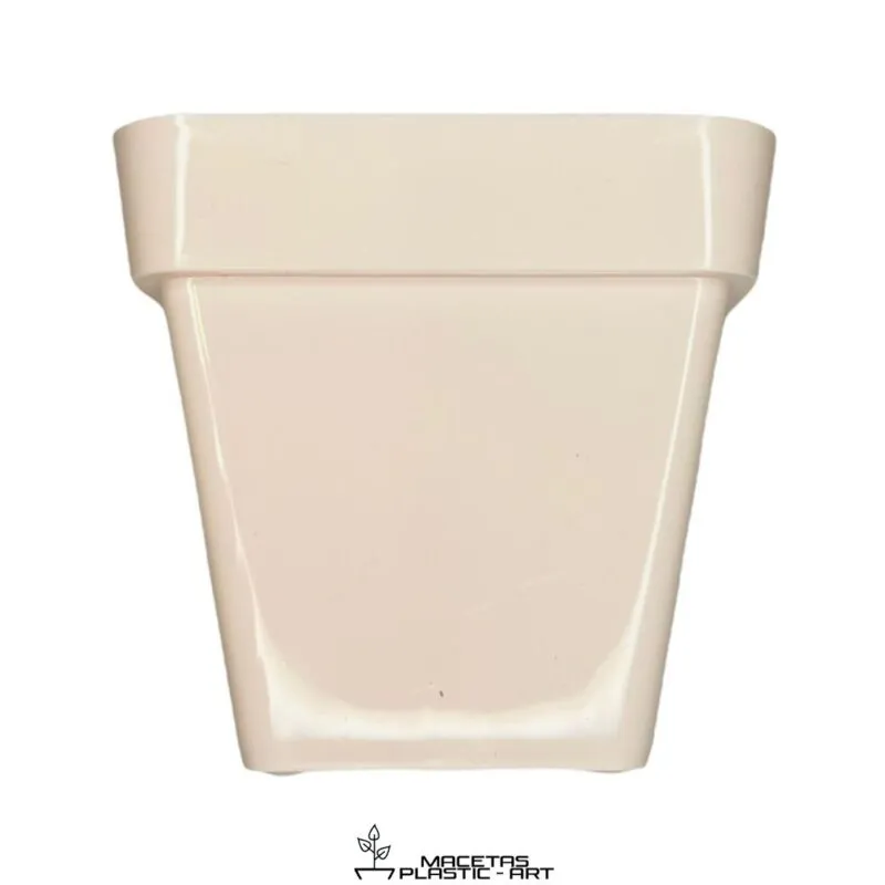 maceta cuadrada de plastico