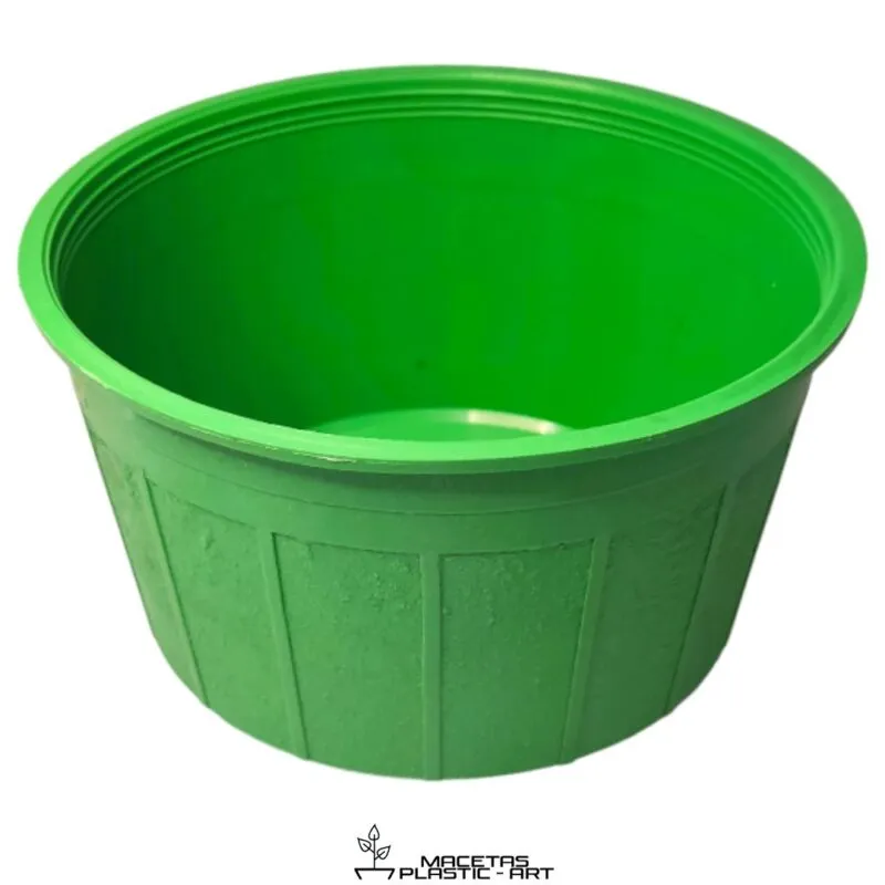 maceta redonda de plastico