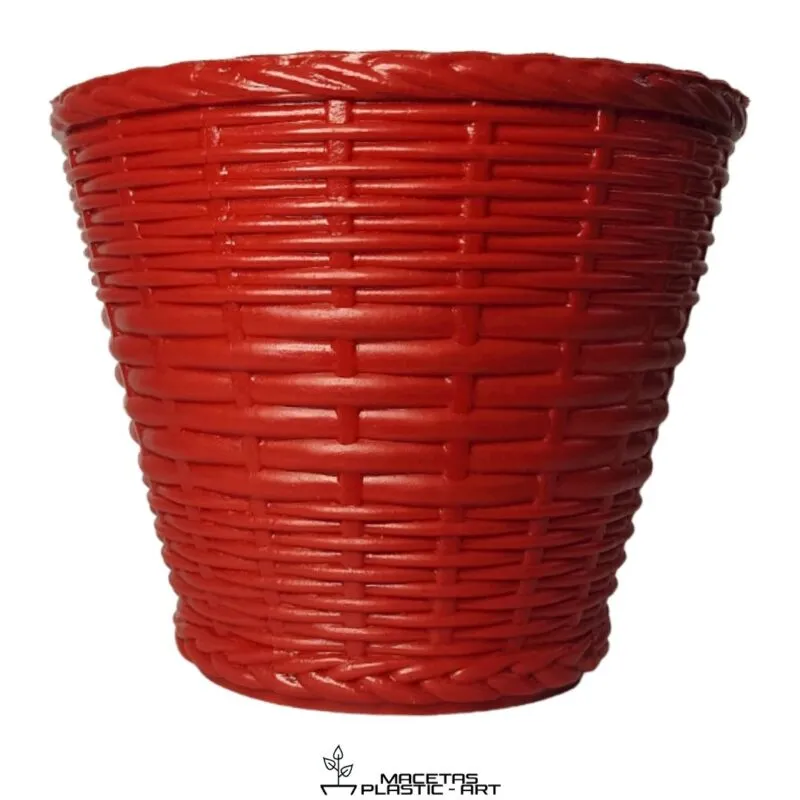 Maceta N°19 Simil Mimbre - Imagen 12