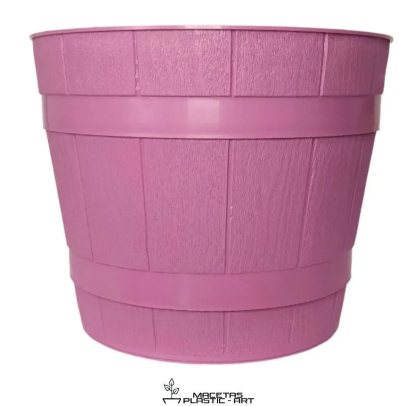 maceta redonda grande de plastico