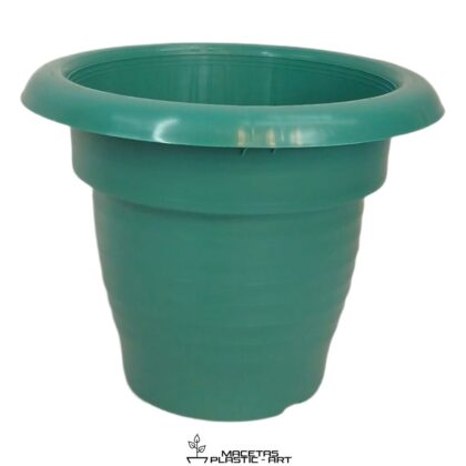Maceta redonda n 20 color verde